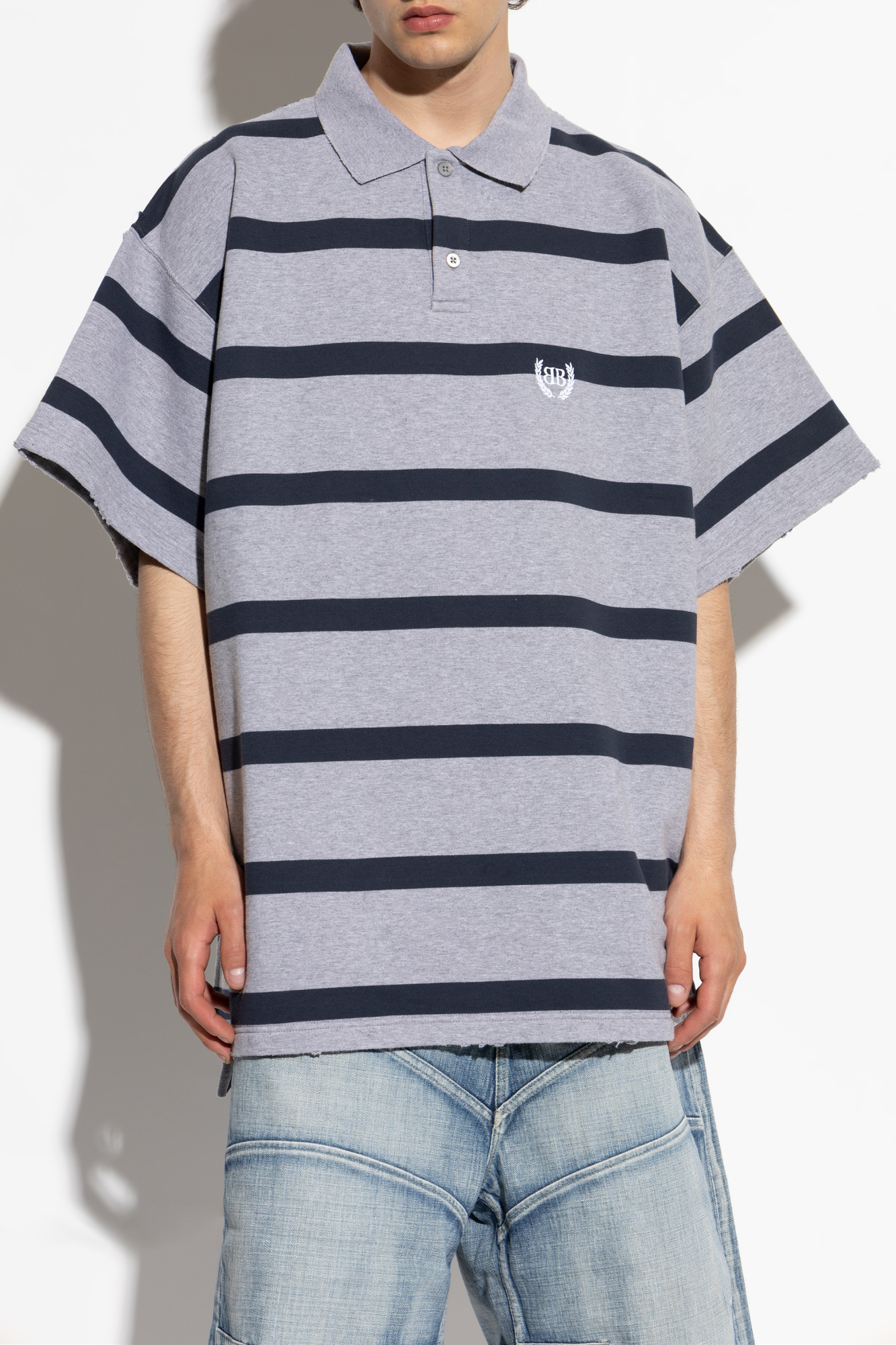 Balenciaga Polo with logo | Men's Clothing | Vitkac
